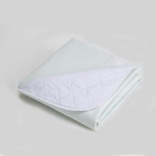 Cotton bed pad, white, 34x36"
