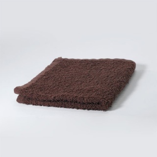 Imperial washcloth, 86/14% cotton/polyester, brown, 12x12"
