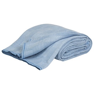 Perpetua blanket, blue, 66x96"