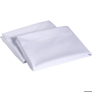 Pareto pillowcase, white, 21x31"