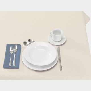 Nappe de table, ivoire, 35x35''