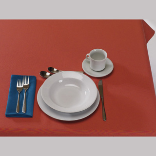 Tablecloth, maroon, 53x53"