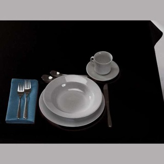 Tablecloth, black, 72x72"