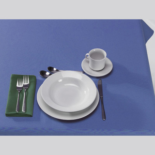 Nappe de table ronde, bleu royal, 72''