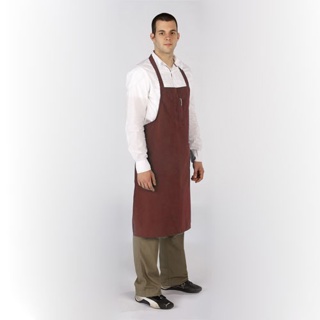 Kitchen apron, maroon
