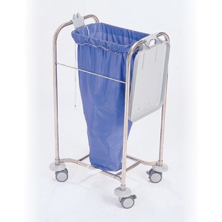 Nylon laundry bag tapered, blue, 30x36"