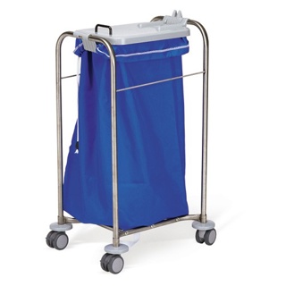 Nylon laundry bag, blue, 30x40"