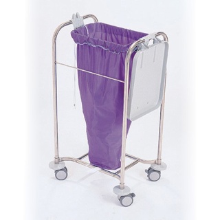 Nylon laundry bag tapered, purple, 30x36"