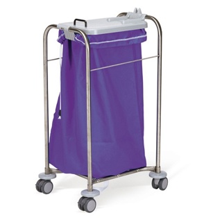 Nylon laundry bag, purple, 30x40"
