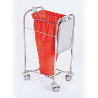 Nylon laundry bag tapered, red, 30x36"