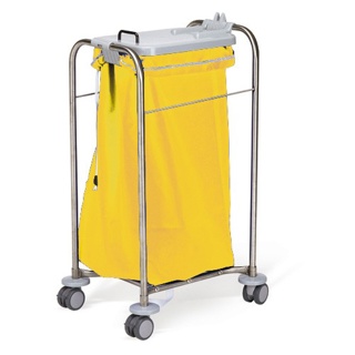 Nylon laundry bag, yellow, 30x40"