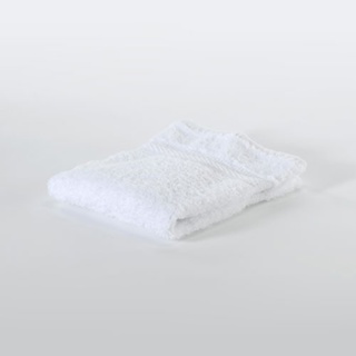Premiere washcloth, 86/14% cotton/polyester, white, 13x13"