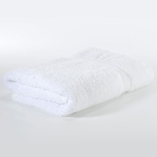 Premiere bath towel, 86/14% cotton/polyester, white, 24x50"