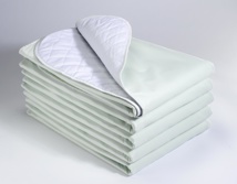 Cotton bed pad, white, 34x45"