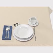 Tablecloth, beige, 44x44"