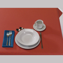 Tablecloth, maroon, 44x44"