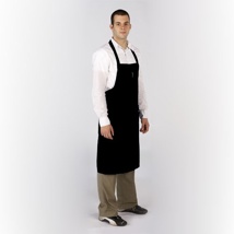 Kitchen apron, black,