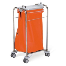 Nylon laundry bag, orange, 30x40"