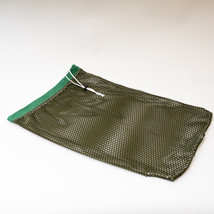 Mesh sorting bag with green topper, green, 18x30"