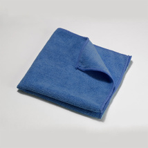 Microfiber cloth, royal blue, 14x14"