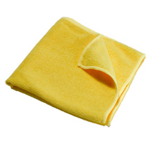 Microfiber cloth, yellow, 14x14"