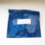 Mesh laundry bag with zipper, blue, 24x26"