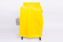PPE isolation cart cover, bilingual, yellow