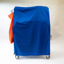 Nylon cart cover, heavy duty, blue, 36x13x53"