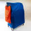 Nylon cart cover, heavy duty, blue, 48x13x53"