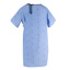 Solus patient gown, blue nightingale